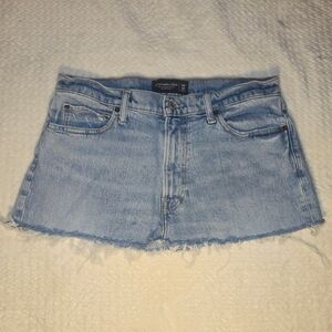 Abercrombie Mini Jean Skirt